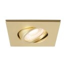 SLV 1007194 UNIVERSAL DOWNLIGHT Abdeckung für Downlight IP20 schwenkbar eckig gold matt