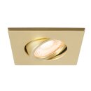 SLV 1007194 UNIVERSAL DOWNLIGHT Abdeckung für Downlight IP20 schwenkbar eckig gold matt