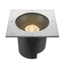 SLV 1007242 DASAR® XL RL eckige Abdeckung 24° 3000 K incl. DALI-Treiber edelstahl