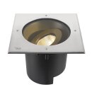 SLV 1007242 DASAR® XL RL eckige Abdeckung 24° 3000 K incl. DALI-Treiber edelstahl