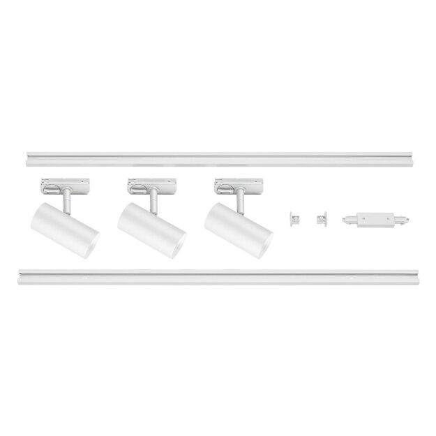 SLV 1007674 NOBLO® SPOT Schienensystem Set rund 2700 K 19 W Phasenabschnitt 32° weiß