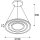 SLV 1007702 ONE FLAT Pendelleuchte triple 300 cm 2700/3000 K DALI 2 Touch weiß