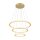 SLV 1007703 ONE FLAT Pendelleuchte triple 300 cm 2700/3000 K DALI 2 Touch messing
