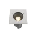 SLV 1007811 DASAR® M Bodeneinbauleuchte eckige Abdeckung 24° 3000 K incl. DALI-Treiber edelstahl
