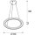 SLV 1007856 ONE FLAT PD single Pendelleuchte Pendellänge 180 cm 2700/3000 K PHASE weiß