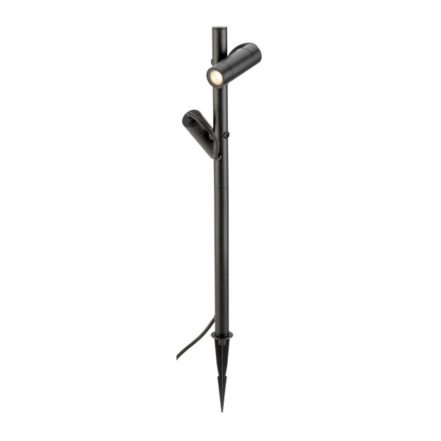 SLV 1007869 HELIA SLIM Pole double LED Outdoor Stehleuchte schwarz IP65 3000 K