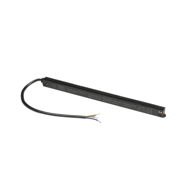SLV 1007870 48V SYSTEM Intrack LED Treiber 48VDC 100 W inkl. 30 cm Anschlusskabel für 220-240VAC und DALI-Durchverdrahtung schwarz