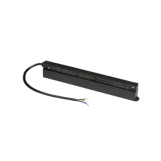 SLV 1007872 48V SYSTEM Intrack LED Treiber 48VDC 250 W inkl. 30 cm Anschlusskabel für 220-240VAC und DALI-Durchverdrahtung schwarz