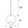 SLV 1007881 PANTILO CONVEX 29 Pendelleuchte 250 cm E27 max. 40 W weiß