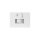 SLV 1007912 D-RING S Wandleuchte PHASE 2700/3000 K PHASE IP65 weiß