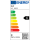 SLV 1007916 Q-RING Wandleuchte Sensor 3000 K IP54 schwarz