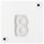 SLV 1007917 Q-RING Wandleuchte Sensor 3000 K IP54 weiß