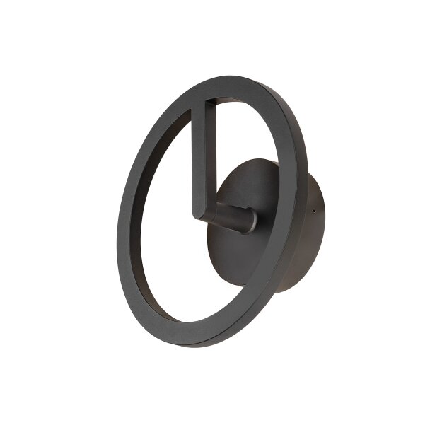 SLV 1007918 Q-RING Wandleuchte 3000 K PHASE IP65 schwarz