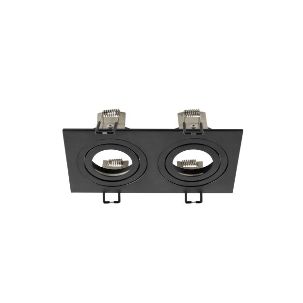 SLV 1008007 NEW TRIA® 155 Deckeneinbauring L: 17 B: 9 H: 4 cm zweiflammig IP 20 schwarz