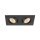 SLV 1008007 NEW TRIA® 155 Deckeneinbauring L: 17 B: 9 H: 4 cm zweiflammig IP 20 schwarz