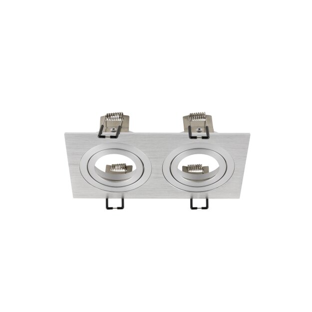 SLV 1008009 NEW TRIA® 155 Deckeneinbauring L: 17 B: 9 H: 4 cm zweiflammig IP 20 aluminium
