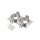 SLV 1008009 NEW TRIA® 155 Deckeneinbauring L: 17 B: 9 H: 4 cm zweiflammig IP 20 aluminium