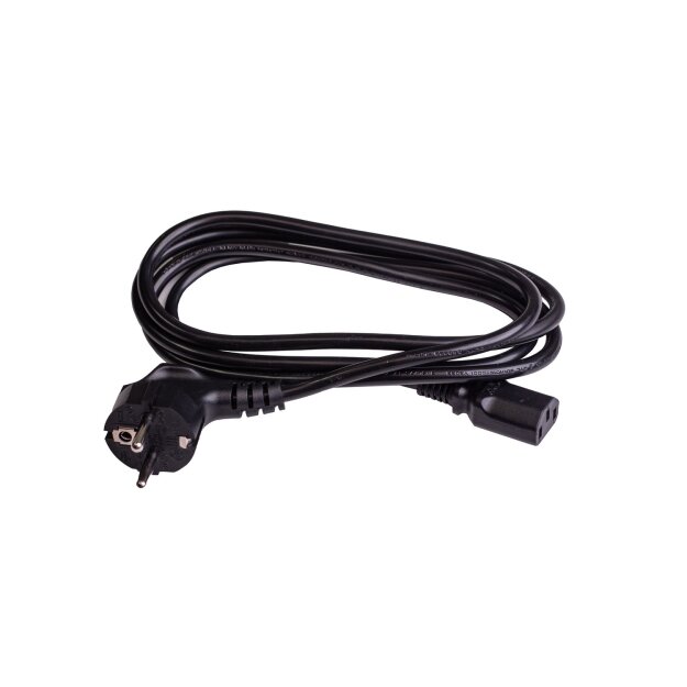 SLV 1008029 Kaltgerätekabel Länge 18 m schwarz