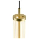 SLV 1008042 QUIMERA 1~ Pendelleuchte Pendellänge 150 cm 2700 K PHASE gebürstet messing
