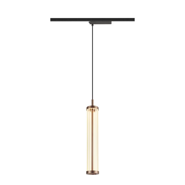 SLV 1008043 QUIMERA 1~ Pendelleuchte Pendellänge 150 cm 2700 K PHASE dunkel kupfer