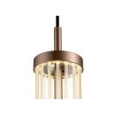 SLV 1008043 QUIMERA 1~ Pendelleuchte Pendellänge 150 cm 2700 K PHASE dunkel kupfer