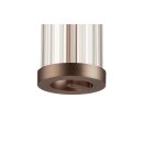 SLV 1008043 QUIMERA 1~ Pendelleuchte Pendellänge 150 cm 2700 K PHASE dunkel kupfer