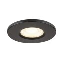 SLV 1008067 UNIVERSAL DOWNLIGHT Abdeckung für Downlight IP65 rund schwarz