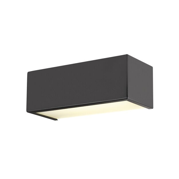 SLV 1008071 CHROMBO Wandaufbauleuchte quadratisch 3000 K 8 W PHASE 120° schwarz