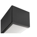 SLV 1008071 CHROMBO Wandaufbauleuchte quadratisch 3000 K 8 W PHASE 120° schwarz