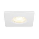 SLV 1008095 UNIVERSAL DOWNLIGHT Abdeckung für Downlight IP65 eckig weiß