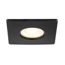 SLV 1008096 UNIVERSAL DOWNLIGHT Abdeckung für Downlight IP65 eckig schwarz