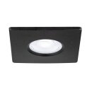 SLV 1008096 UNIVERSAL DOWNLIGHT Abdeckung für Downlight IP65 eckig schwarz