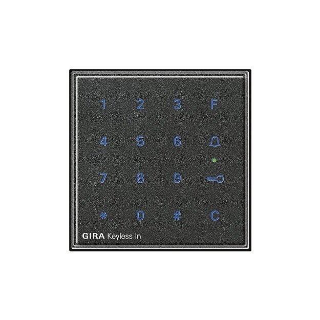 Gira 260567 Gira Keyless In Codetastatur Gira TX_44 (WG UP) Anthrazit