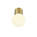 SLV 1008102 VARYT Deckenaufbauleuchte rund 1x max. 6 W E14 messing