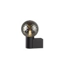 SLV 1008104 VARYT Wandaufbauleuchte rund 1x max. 6 W E14 schwarz