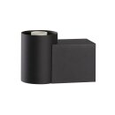SLV 1008104 VARYT Wandaufbauleuchte rund 1x max. 6 W E14 schwarz