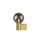 SLV 1008107 VARYT Wandaufbauleuchte rund 1x max. 6 W E14 messing