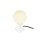 SLV 1008110 VARYT Tischleuchte rund 1x max. 6 W E14 weiß