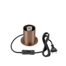 SLV 1008113 VARYT Tischleuchte rund 1x max. 6 W E14 kupfer