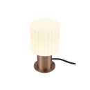 SLV 1008113 VARYT Tischleuchte rund 1x max. 6 W E14 kupfer