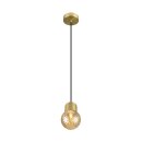SLV 1008117 VARYT Pendelleuchte E14 Pendellänge 150 cm 1x max. 6 W messing