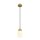 SLV 1008117 VARYT Pendelleuchte E14 Pendellänge 150 cm 1x max. 6 W messing