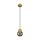 SLV 1008117 VARYT Pendelleuchte E14 Pendellänge 150 cm 1x max. 6 W messing
