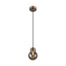 SLV 1008118 VARYT Pendelleuchte E14 Pendellänge 150 cm 1x max. 6 W kupfer