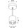 SLV 1008118 VARYT Pendelleuchte E14 Pendellänge 150 cm 1x max. 6 W kupfer
