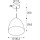 SLV 1008130 PARA CONE 20 Pendelleuchte Pendellänge 250 cm E27 1x max. 60 W kupfer / weiß