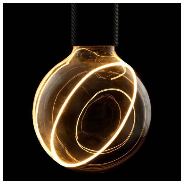 SLV 1008160 LED Illusion Globe 125 slanting top LED-Leuchtmittel smokey E27 PHASE 5 W 2200 K