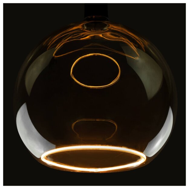 SLV 1008165 LED Floating Globe 300 LED-Leuchtmittel smokey black E27 PHASE 8 W 1900 K