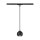SLV 1008168 LIGHT EYE® 90 1~ Pendelleuchte GU10 Pendellänge 150 cm 1x max. 6 W matt schwarz