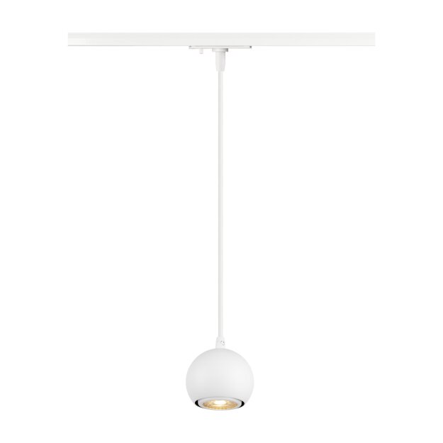 SLV 1008169 LIGHT EYE® 90 1~ Pendelleuchte GU10 Pendellänge 150 cm 1x max. 6 W matt weiß